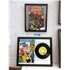Image 1 : 2 Pressure Framed Comic (One with 45 Record)