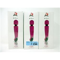 3 New Ammelee Cordless Vibrator/Massagers