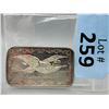 Image 1 : 1 Oz. Eagle/Flag .999 Silver Bar