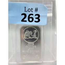 1 Oz Silver Towne Mint .999 Silver Bar