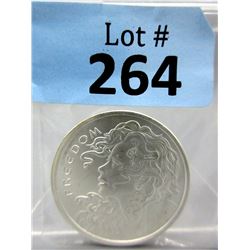 1 Oz Freedom Girl .999 Silver Art Round