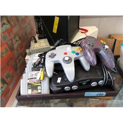 Nintendo 64 with Controllers & 7 Games