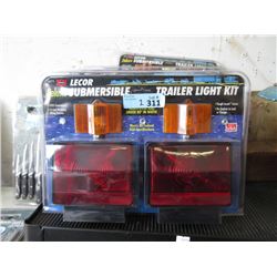 2 New Lecor Deluxe Submersible Trailer Light Kits