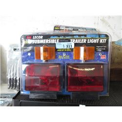 2 New Lecor Deluxe Submersible Trailer Light Kits