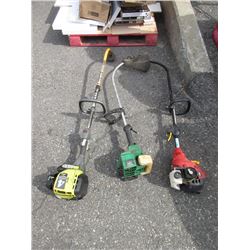 3 Gas Powered Weed Trimmers