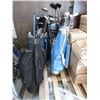 Image 1 : 4 Golf Bags and Assorted Clubs