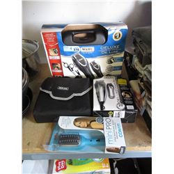 Straightening Brush & 4 Hair Trimming Kits