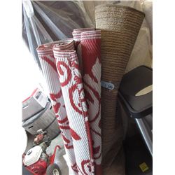 5" x 7" Area Carpet & 2 Plastic Mats