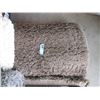 Image 1 : 8' x 10' Brown Shag Carpet - Store Return