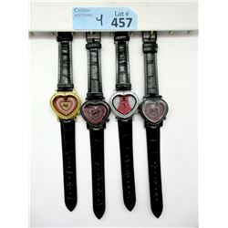 4 New "Diamond King" Heart Shaped Watches