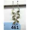 Image 1 : Sterling Silver First Nations Corkscrew Earrings