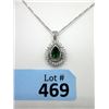 Image 1 : New Sterling Silver & Crystal Necklace