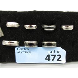 7 New Unisex Titanium Band Rings