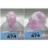 Image 1 : 126 Gram Carved Amethyst Skull