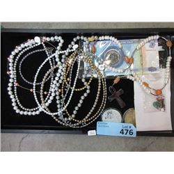 Tray of Gemstones, and New Necklaces