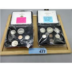 Two Uncirculated Canadian Mint Coin Sets