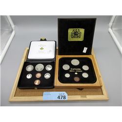 Two Uncirculated Canadian Mint Coin Sets