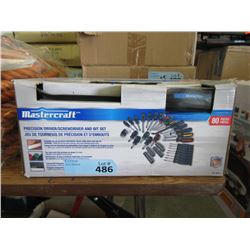 New Mastercraft 80 Piece Screwdriver & Bit Set