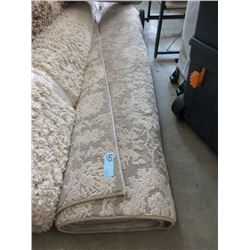 6' x 8' Grey Sculptured  Area Carpet- Store Return