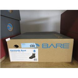 New Bare Kermode Grey Rubber Boot - Size 8