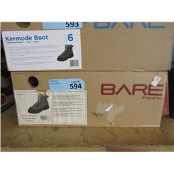 New Bare Kermode Grey Felt Boot - Size 5