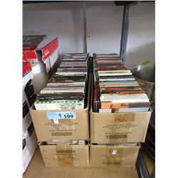 4 Boxes of Assorted Music CDs