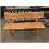 Image 1 : Hand Crafted 4 Foot Wood Bench