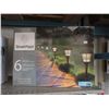 Image 1 : Set of 6 LED Solar Pathway Lights - Store Returns
