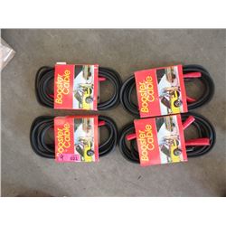 4 Sets of 12 Foot Jumper Cables