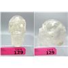 Image 1 : Large Clear Quartz Gemstone 3D Carved Skull