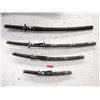 Image 1 : 4 Japanese Replica Swords with Sheaths