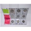 Image 1 : Vintage Canadian 80% Silver 25¢ & 50¢ Coins