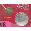 Image 2 : USA Fine Silver Dollar & Susan B Anthony $1 Coin