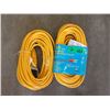 Image 1 : 2 New 50 Foot Extension Cords