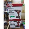 Image 1 : Two 18 Volt Cordless Drills - Store Return
