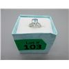 Image 2 : 3.5 CT Blue Topaz & Diamond Sterling Silver Ring