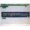 Image 1 : New "Ford Tough" Embossed Metal Sign