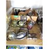 Image 1 : Small Brass Kettles, Iron & Other Collectibles