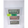 Image 1 : Three 1954 Canadian Bank Notes - $1, $2 & $20