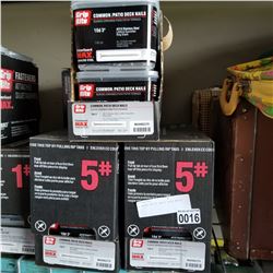 3 BOXES OF 3" PATIO DECK NAILS