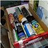 Image 1 : TRAY OF AEROSOL SPRAY CANS