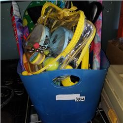BLUE TUB OF TOYS AND KIDS INSTRUMENTS