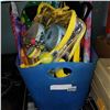 Image 1 : BLUE TUB OF TOYS AND KIDS INSTRUMENTS