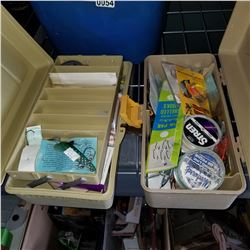 2 OLD PAL TACKLE BOXES W/ CONTENTS