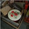 Image 3 : 2 WOOD CRATES OF RASPS AND SAW BLADES W/ ROSE TIN