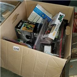 BOX OF RC TOYS AND ELECTRONICS