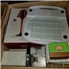 Image 2 : BOX OF LAMP SCALE AND ESTATE GOODS
