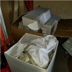 LOT OF BABY CLOTHES AND AIR SAMPLERS