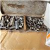 Image 2 : BOX OF WRENCHES AND METAL CASE W/ SOCKETS
