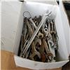 Image 3 : BOX OF WRENCHES AND METAL CASE W/ SOCKETS